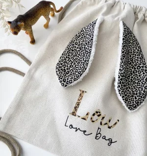 Sac enfant naturel Léopard