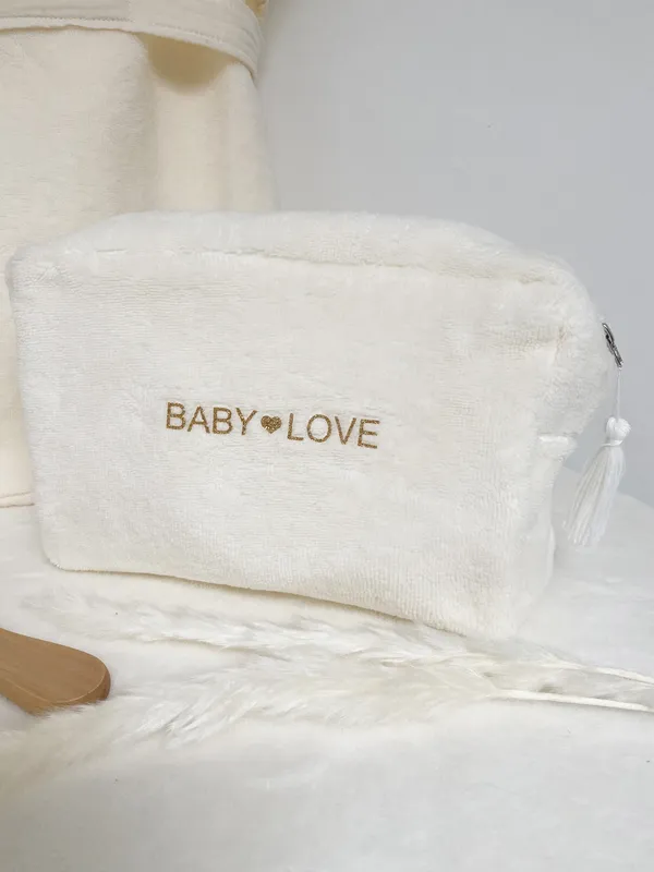 Trousse de toilette en bambou "Baby Love"