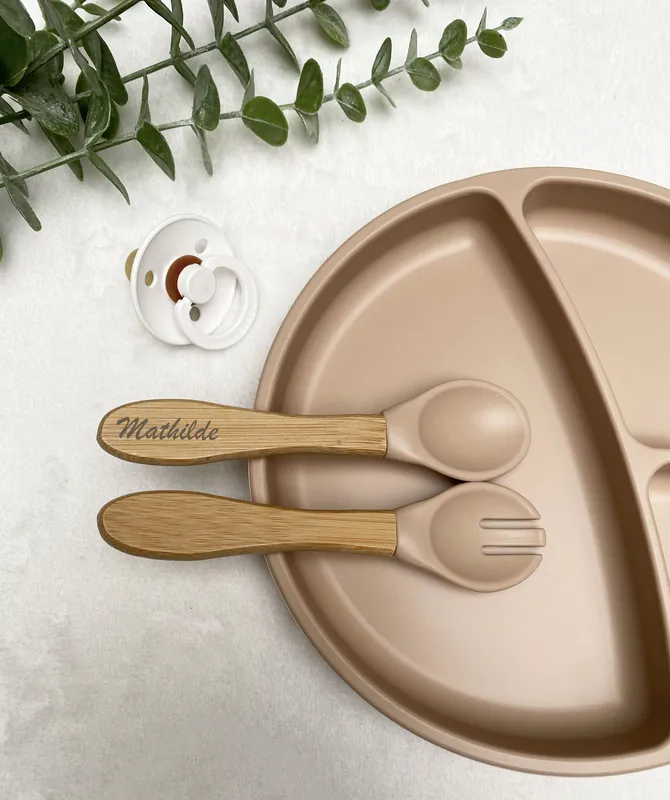 Set de repas nude (sans la gravure) – Image 2