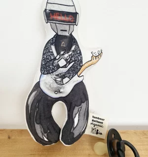 Hochet bébé soft punk
