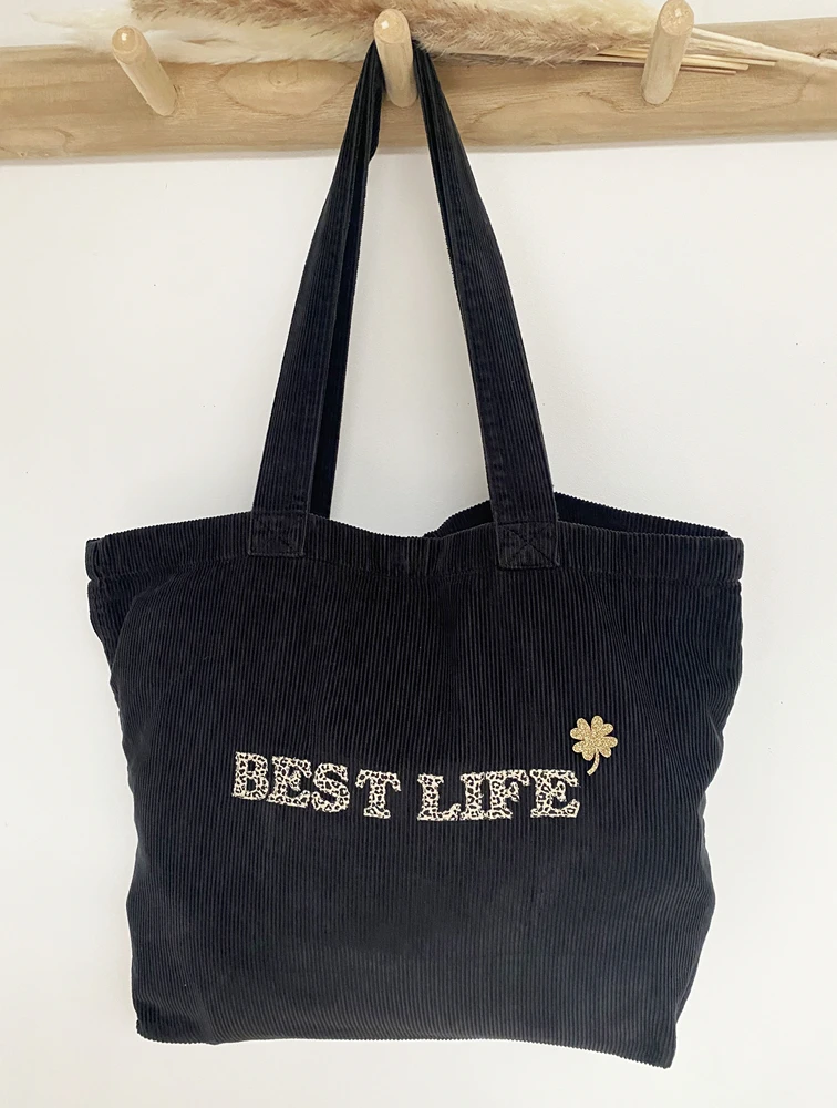 Sac Velours Best Life